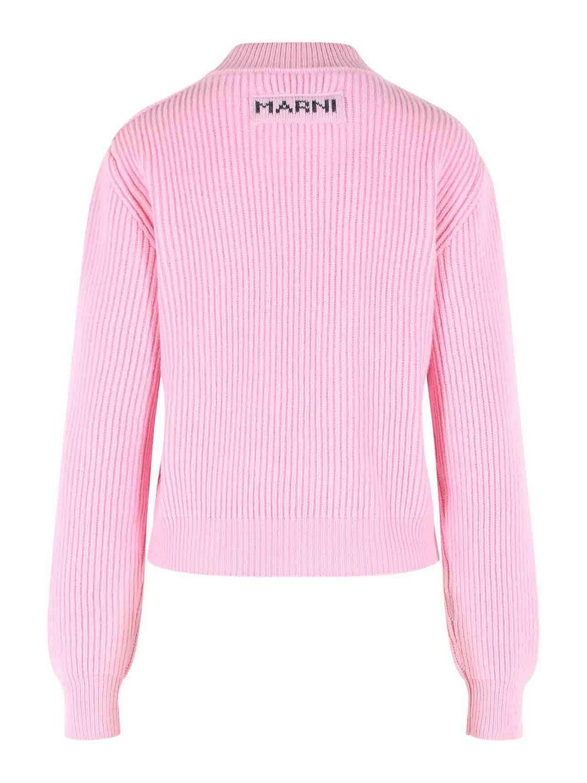 Pink virgin wool and cashmere sweater CVMD0169A0UFZ41400C14 (Marni / ニット・セーター・カーディガン ) | Marni (マルニ)(1)