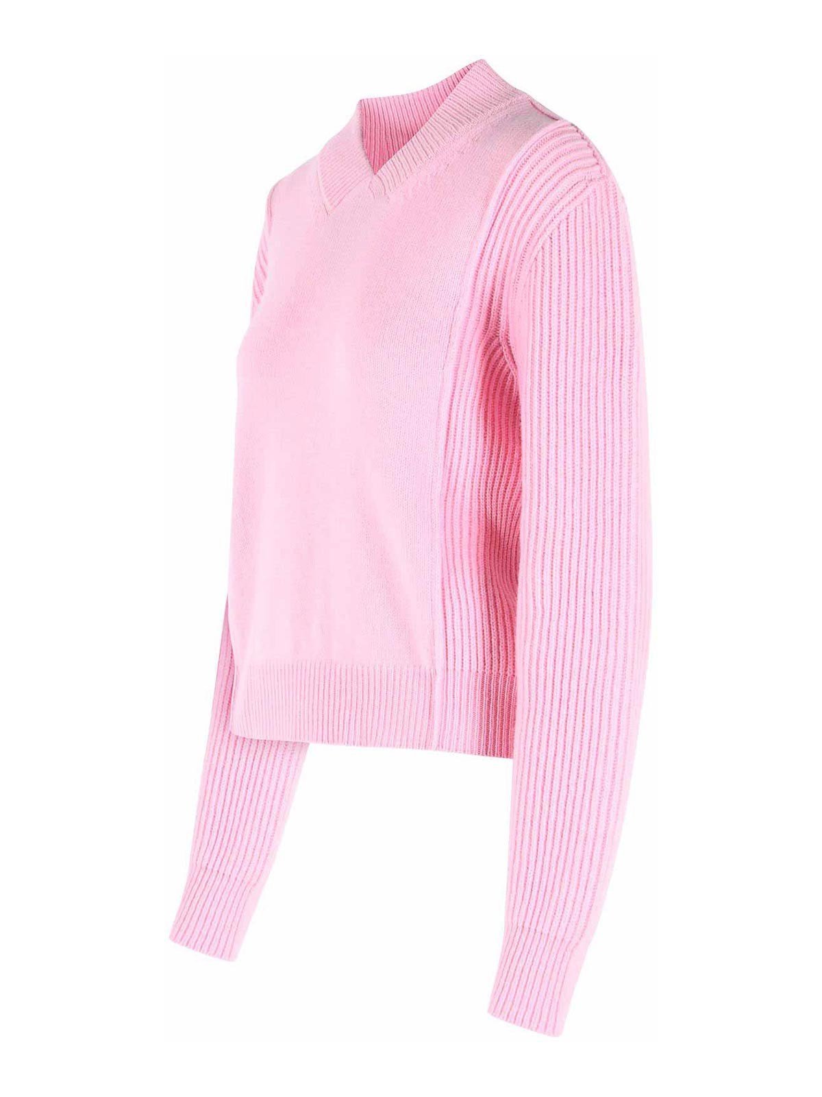 Pink virgin wool and cashmere sweater CVMD0169A0UFZ41400C14 (Marni / ニット・セーター・カーディガン ) | Marni (マルニ)(2)