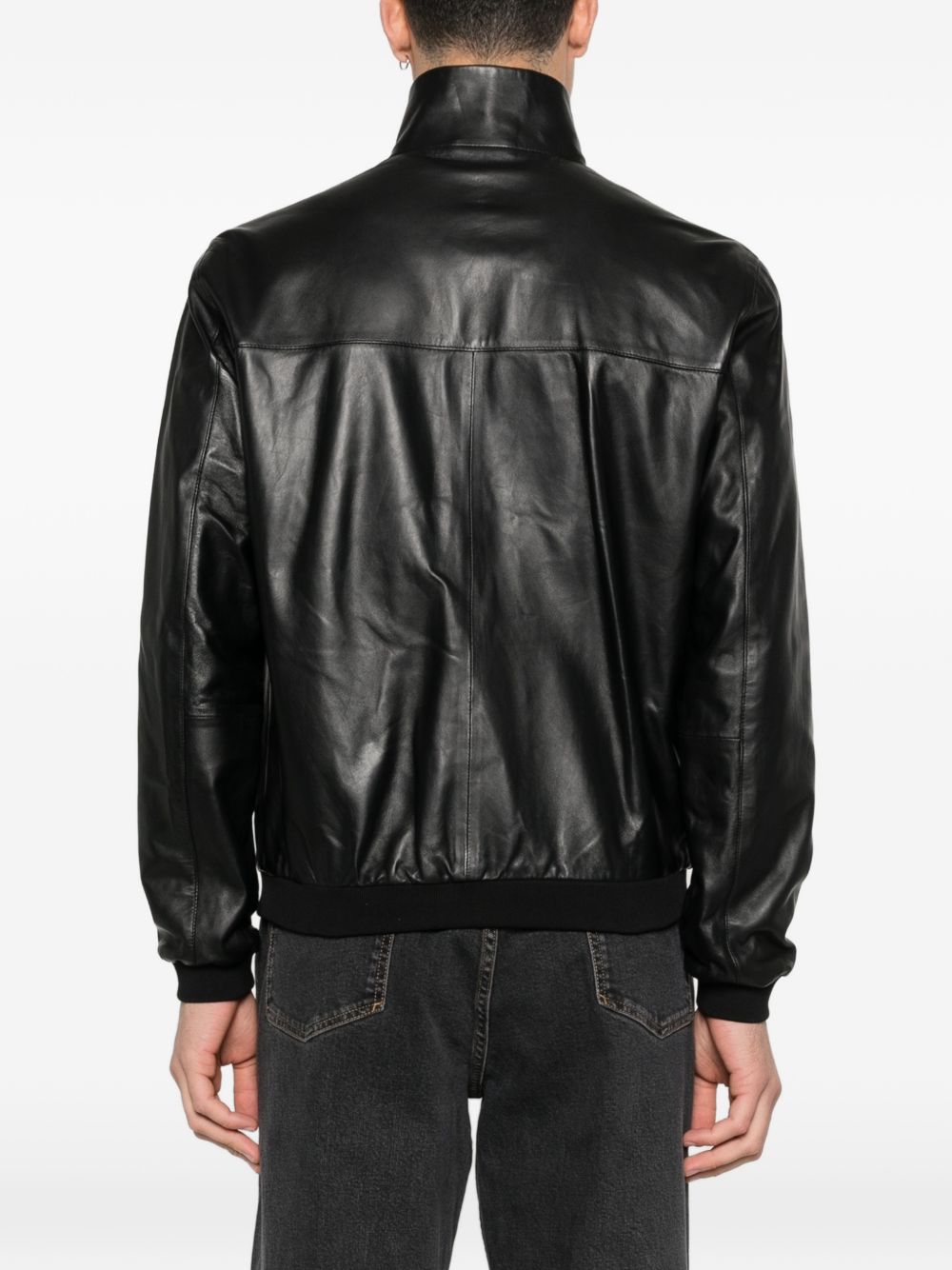 Emporio Armani Jackets BLACK EM005323AF24371UC001 (EMPORIO ARMANI / レザー&ファージャケット・コート ) | EMPORIO ARMANI (エンポリオ アルマーニ)(3)