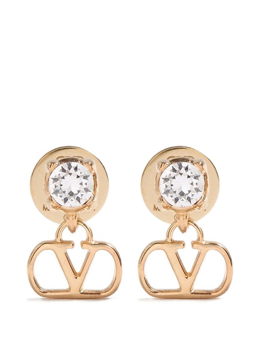 VLOGO SIGNATURE EARRINGS IN METAL AND SWAROVSKI® CRYSTALS WJ0BV7YCW9MN (Valentino Garavani / ピアス・イヤリング ) | Valentino Garavani (ヴァレンティノ)