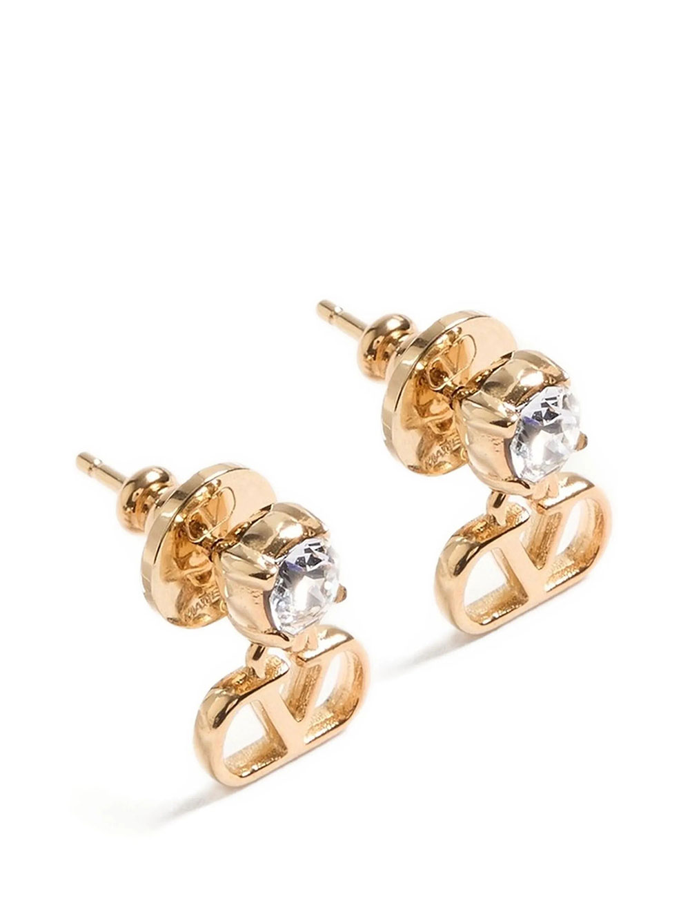 VLOGO SIGNATURE EARRINGS IN METAL AND SWAROVSKI® CRYSTALS WJ0BV7YCW9MN (Valentino Garavani / ピアス・イヤリング ) | Valentino Garavani (ヴァレンティノ)(3)