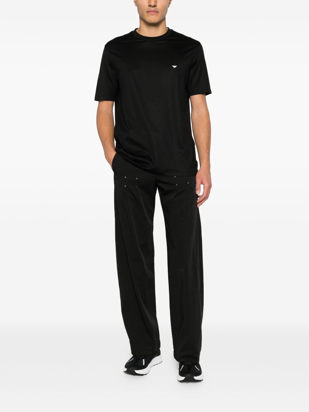 Emporio Armani T-shirts and Polos BLACK EM004592AF13747UC001 (EMPORIO ARMANI / Tシャツ・カットソー ) | EMPORIO ARMANI (エンポリオ アルマーニ)(2)