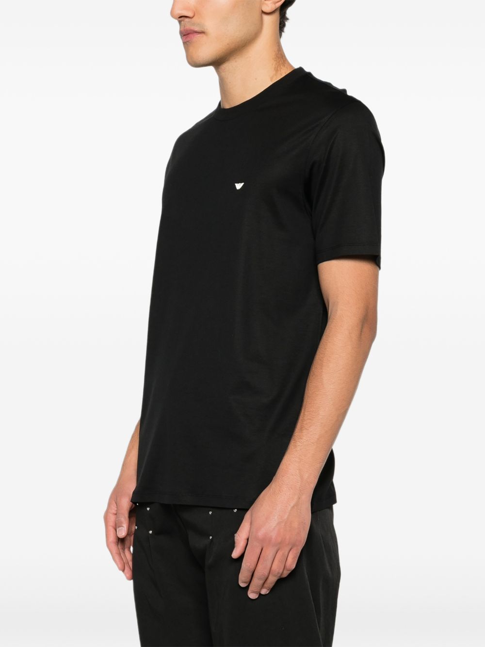 Emporio Armani T-shirts and Polos BLACK EM004592AF13747UC001 (EMPORIO ARMANI / Tシャツ・カットソー ) | EMPORIO ARMANI (エンポリオ アルマーニ)(4)