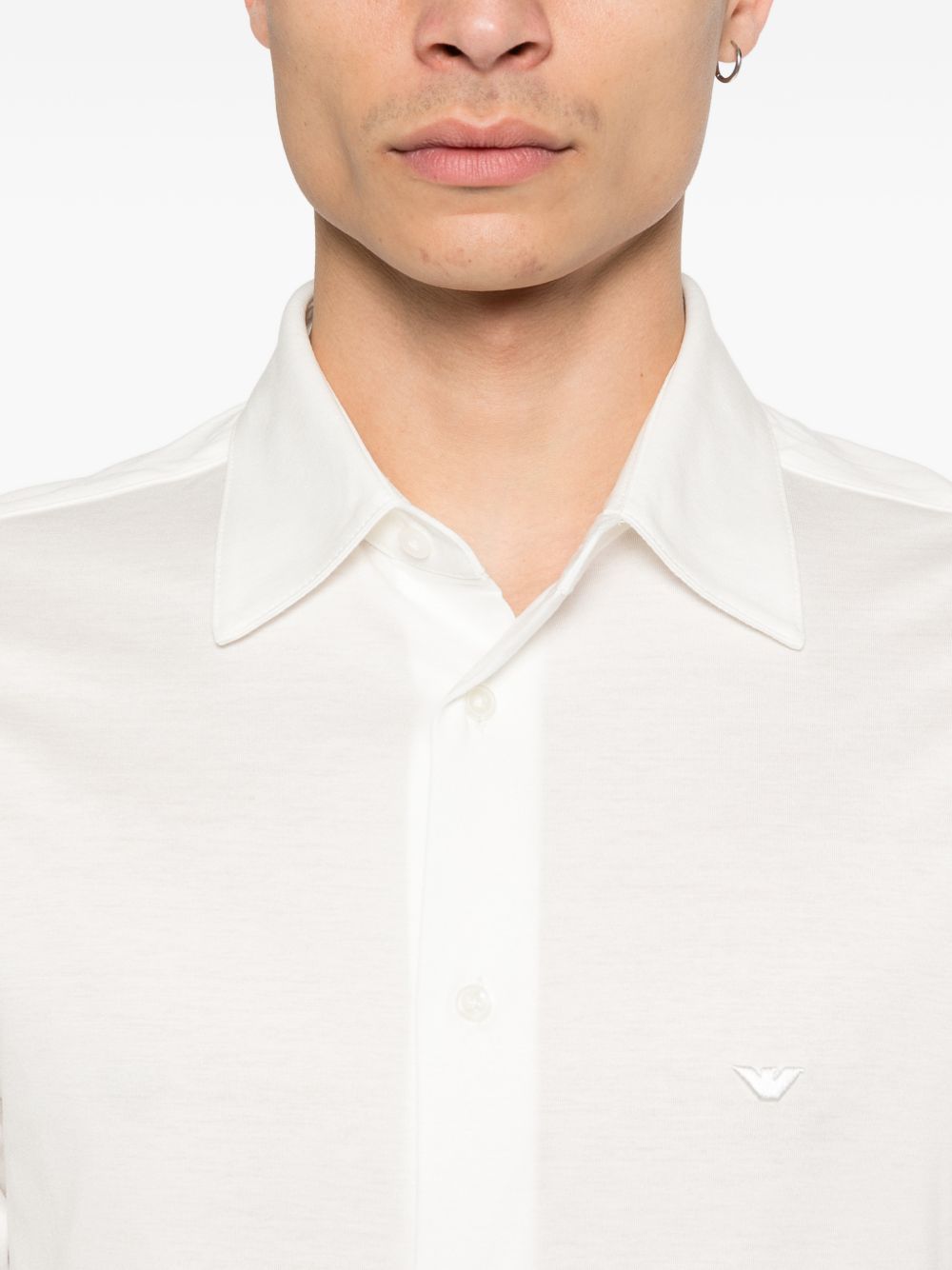 Emporio Armani Shirts WHITE EM004604AF10017U0003 (EMPORIO ARMANI / シャツ・ブラウス ) | EMPORIO ARMANI (エンポリオ アルマーニ)(3)