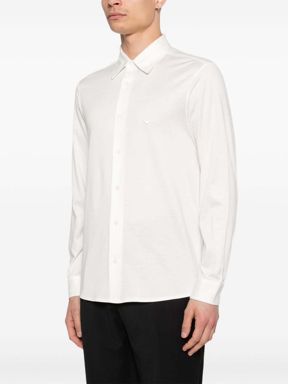 Emporio Armani Shirts WHITE EM004604AF10017U0003 (EMPORIO ARMANI / シャツ・ブラウス ) | EMPORIO ARMANI (エンポリオ アルマーニ)(4)