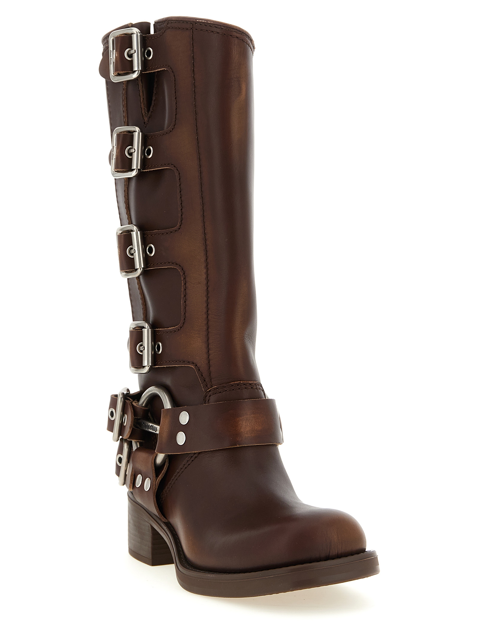 'Sienna' boots 5W792DFA0503F33F0038 (MIU MIU / ブーツ ) | MIU MIU (ミュウミュウ)(1)