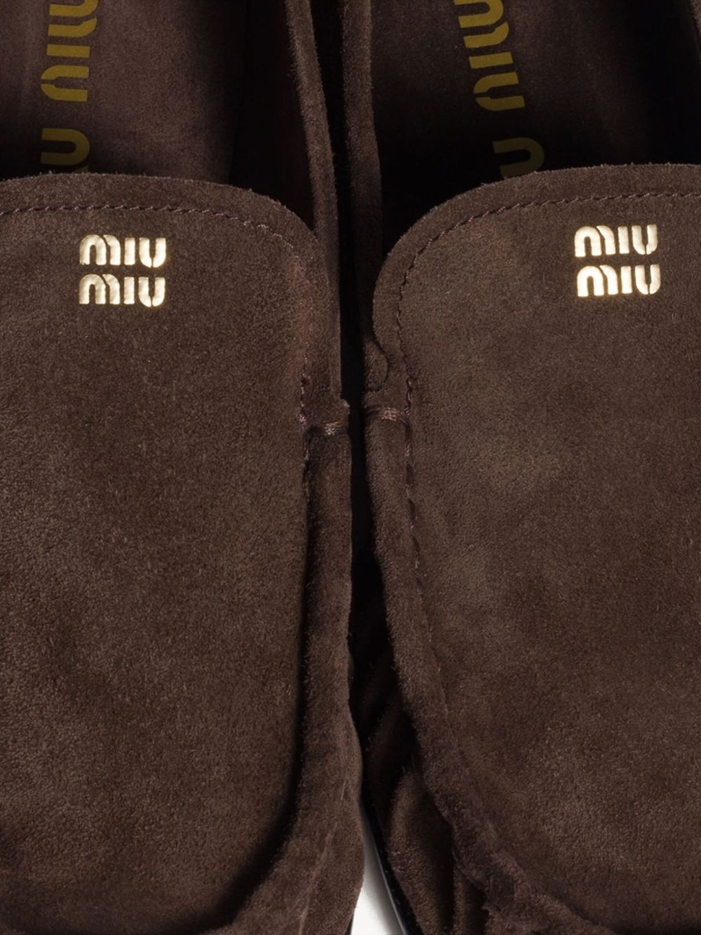 Miu Miu Flat shoes BROWN 5D499E054F0003 (MIU MIU / フラットシューズ ) | MIU MIU (ミュウミュウ)(3)