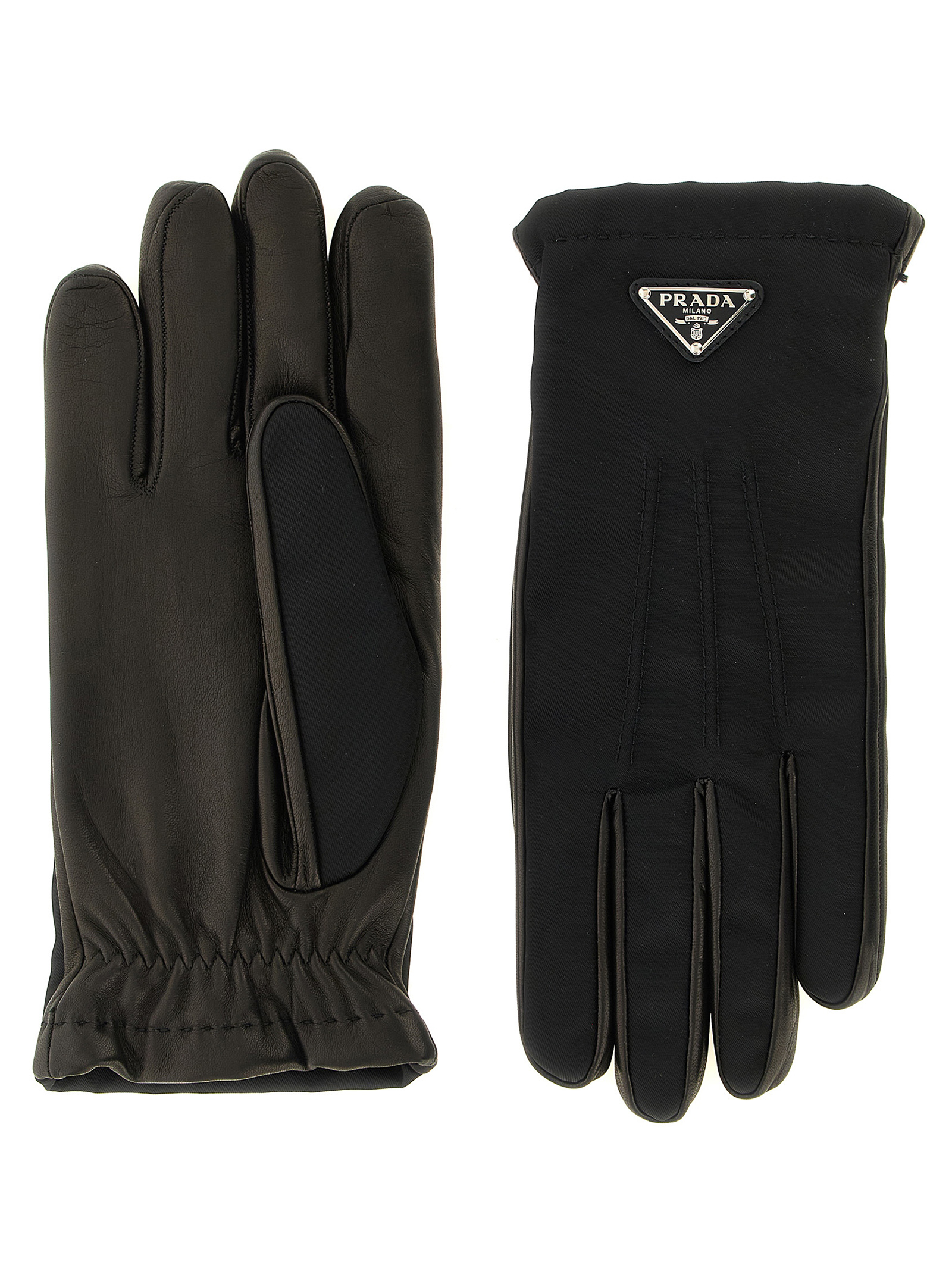 Re-Nylon and nappa gloves 2GG7952DWBF0002 (Prada / グローブ ) | Prada (プラダ)(1)
