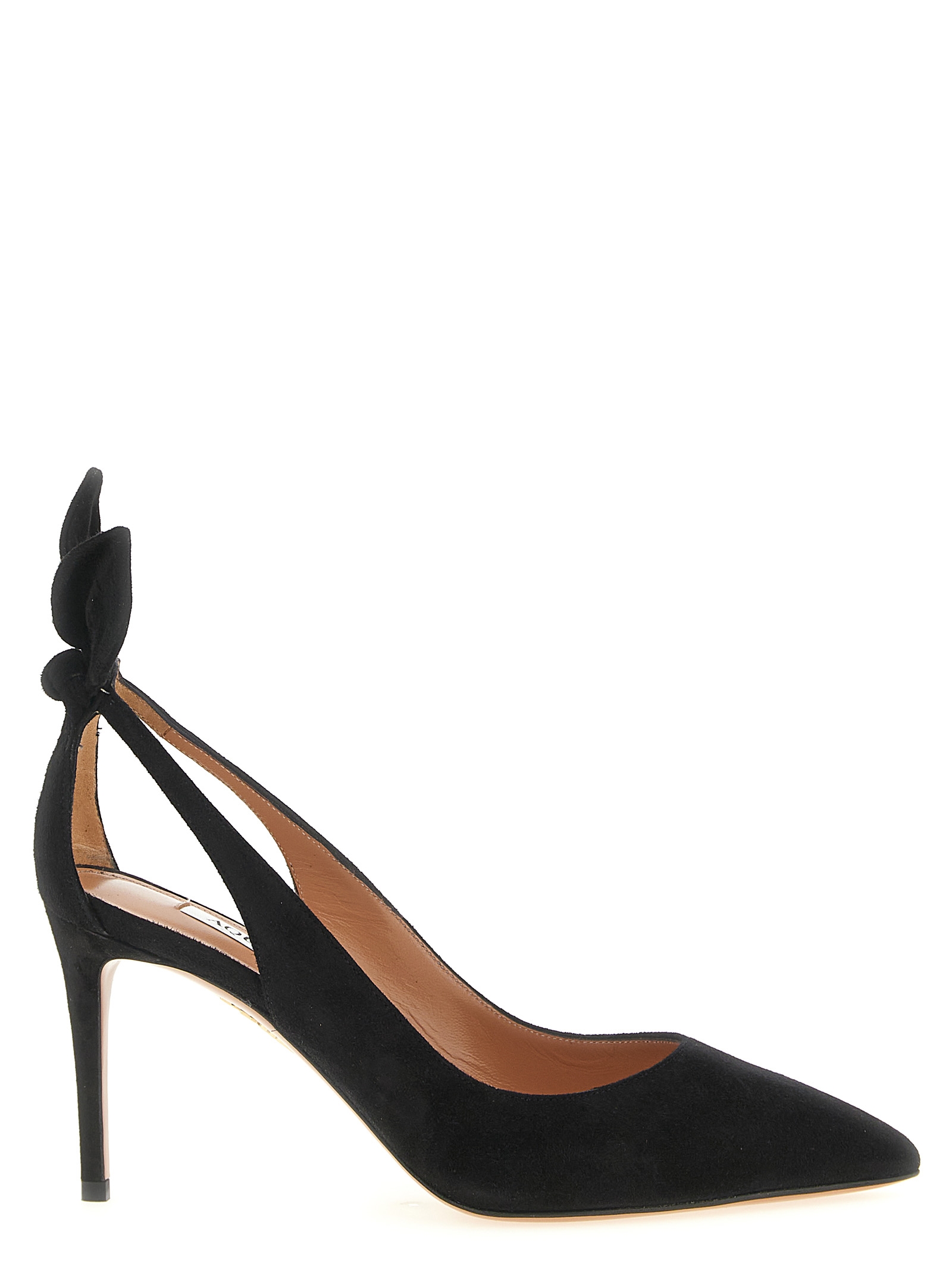 'Bow Tie' pumps DENMIDP0SUEBLACK (AQUAZZURA / パンプス・ハイヒール ) | AQUAZZURA (アクアズーラ)
