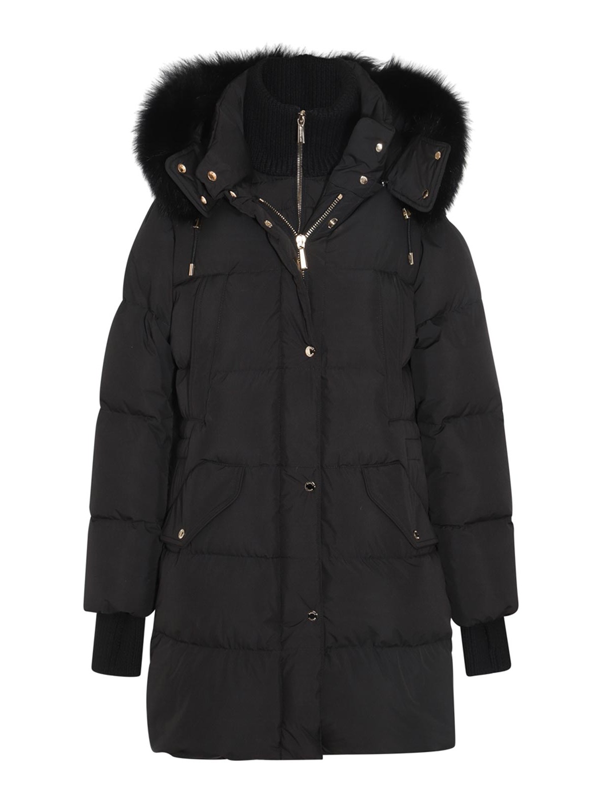 Black Wool Down Jacket MODGI300008STPU0001 (MooRER / ダウンジャケット・コート ) | MooRER (ムーレー)