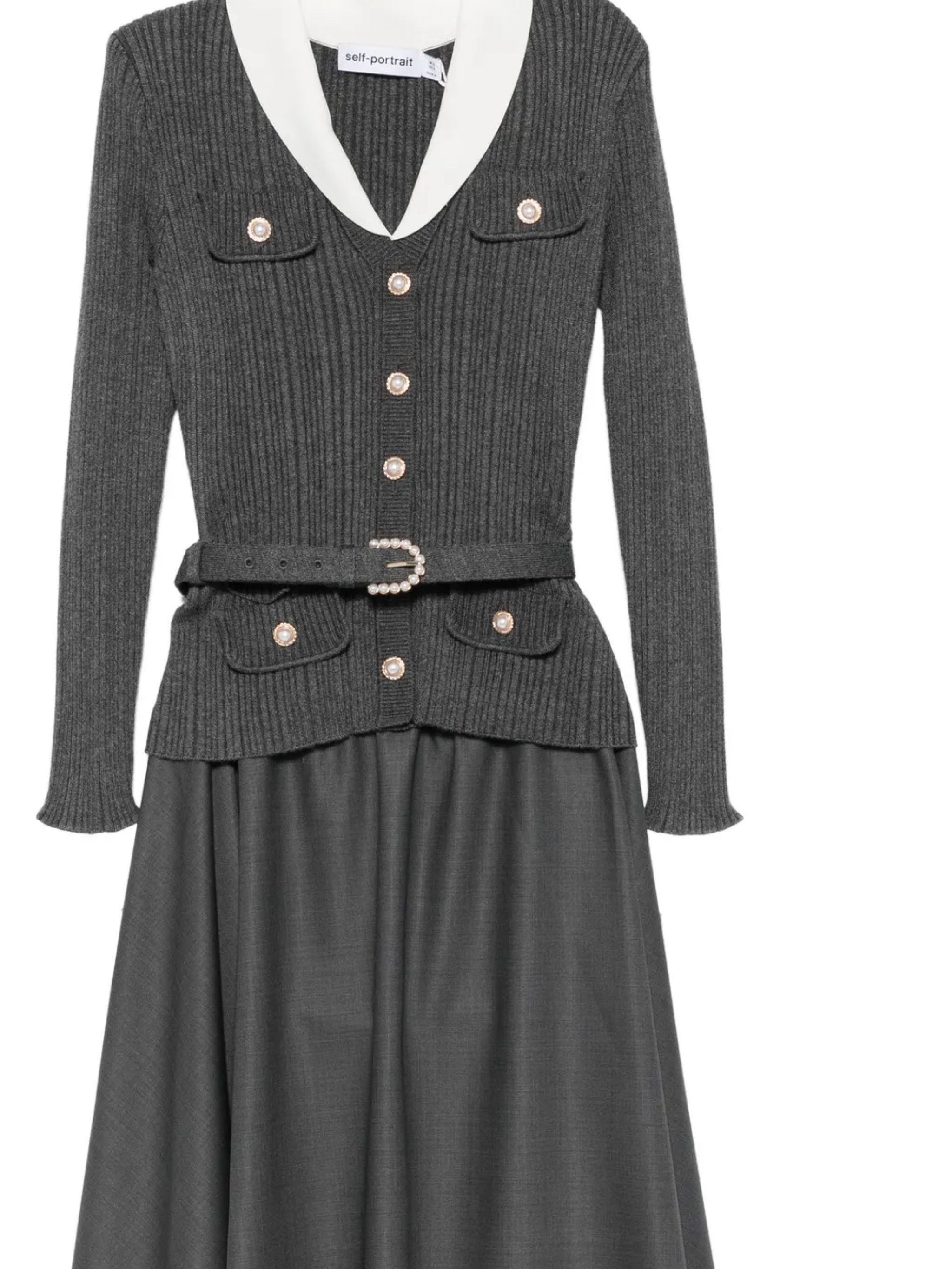 Self-Portrait Dresses PF26131MAGRGREY (self-portrait / ワンピース・ドレス・オールインワン ) | self-portrait (セルフ・ポートレイト)(1)