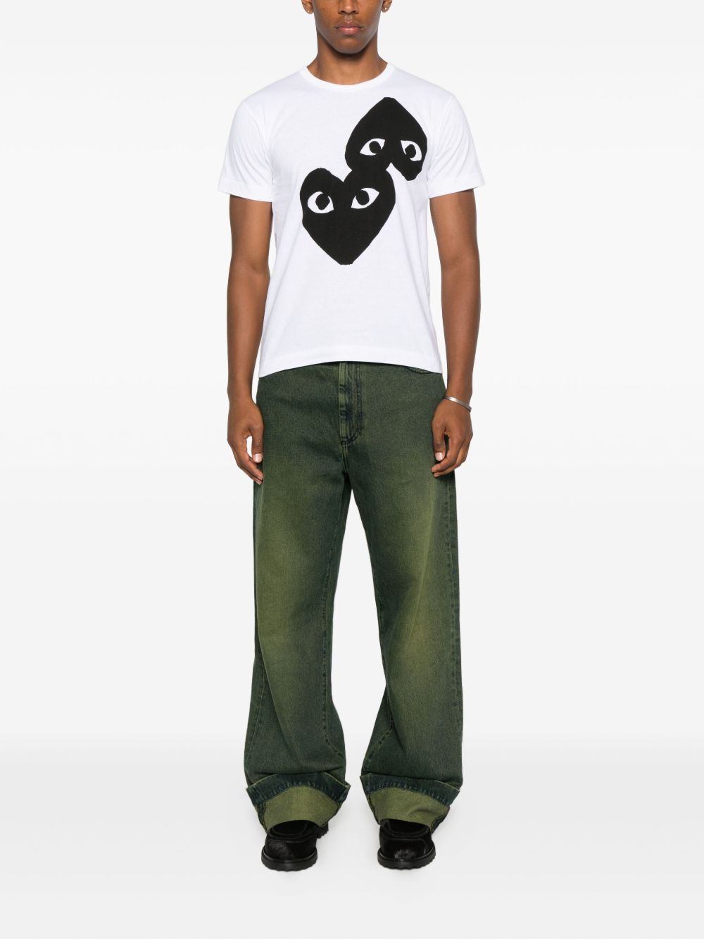 Comme des Garcons T-shirts and Polos WHITE AXT3481 (Comme Des Garçons / Tシャツ・カットソー ) | Comme Des Garçons (コムデギャルソン)(2)