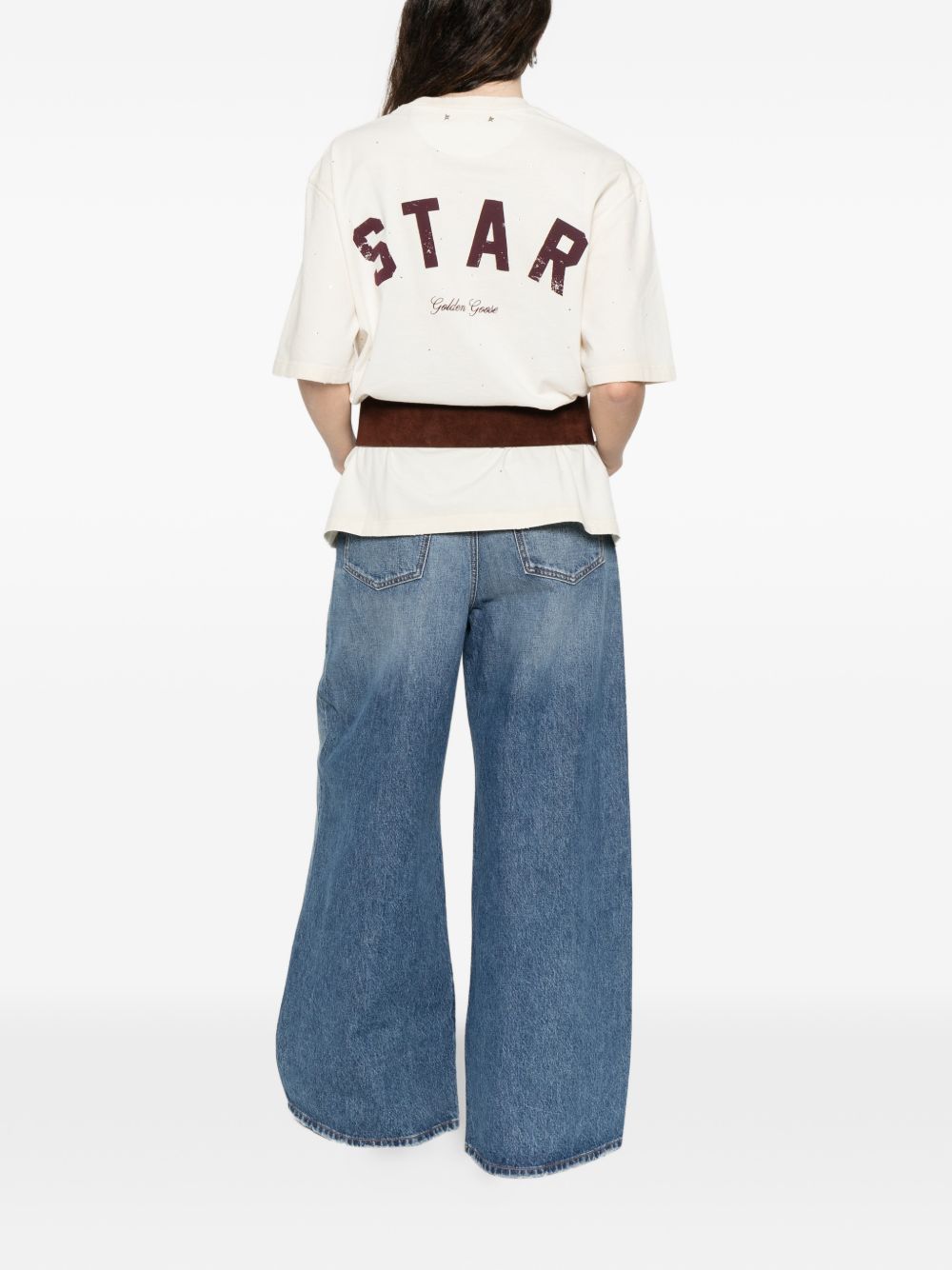 GOLDEN GOOSE T-shirts and Polos WHITE GUP01873DP00242111616 (Golden Goose / Tシャツ・カットソー ) | Golden Goose (ゴールデングース)(1)