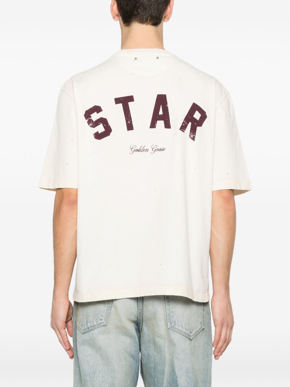 GOLDEN GOOSE T-shirts and Polos WHITE GUP01873DP00242111616 (Golden Goose / Tシャツ・カットソー ) | Golden Goose (ゴールデングース)(4)
