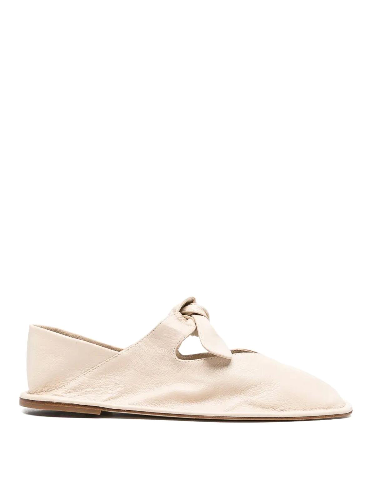 Llasada Supple Shiny Flat Shoes LLSSWFA24CREAM (HEREU / フラットシューズ ) | HEREU (へリュー)