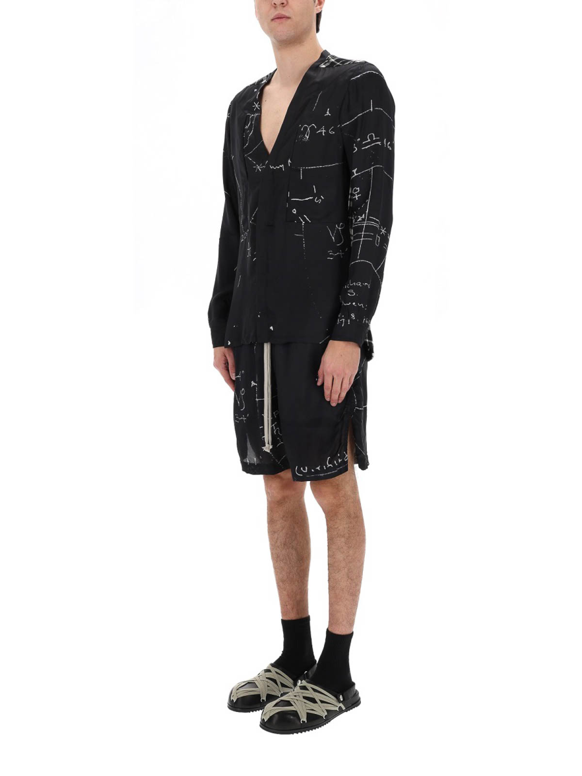 Larry Fogpocket Shirt RU01F2290KP1CP09119P (Rick Owens / シャツ・ブラウス ) | Rick Owens (リック オウエンス)(1)