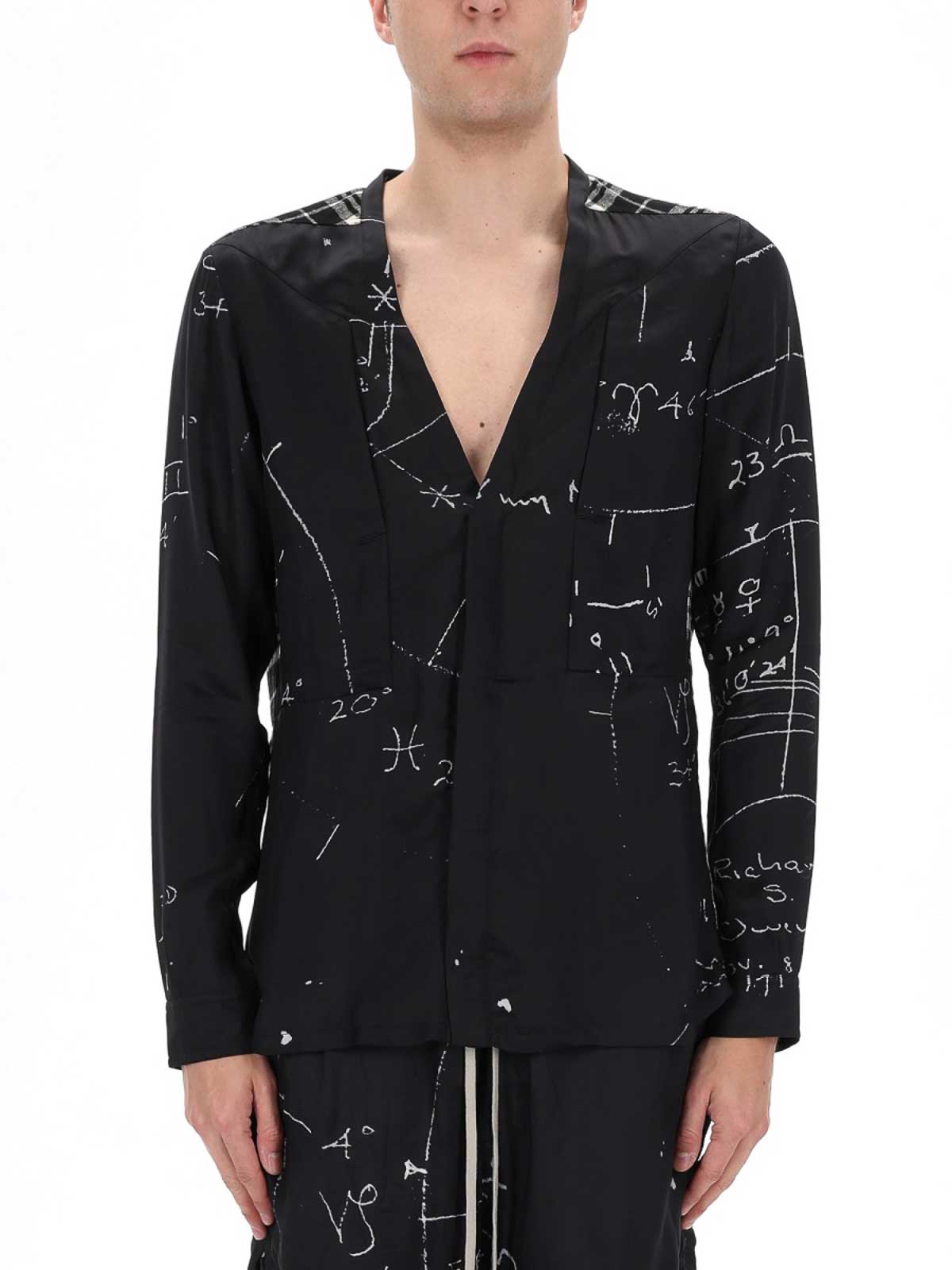 Larry Fogpocket Shirt RU01F2290KP1CP09119P (Rick Owens / シャツ・ブラウス ) | Rick Owens (リック オウエンス)(3)