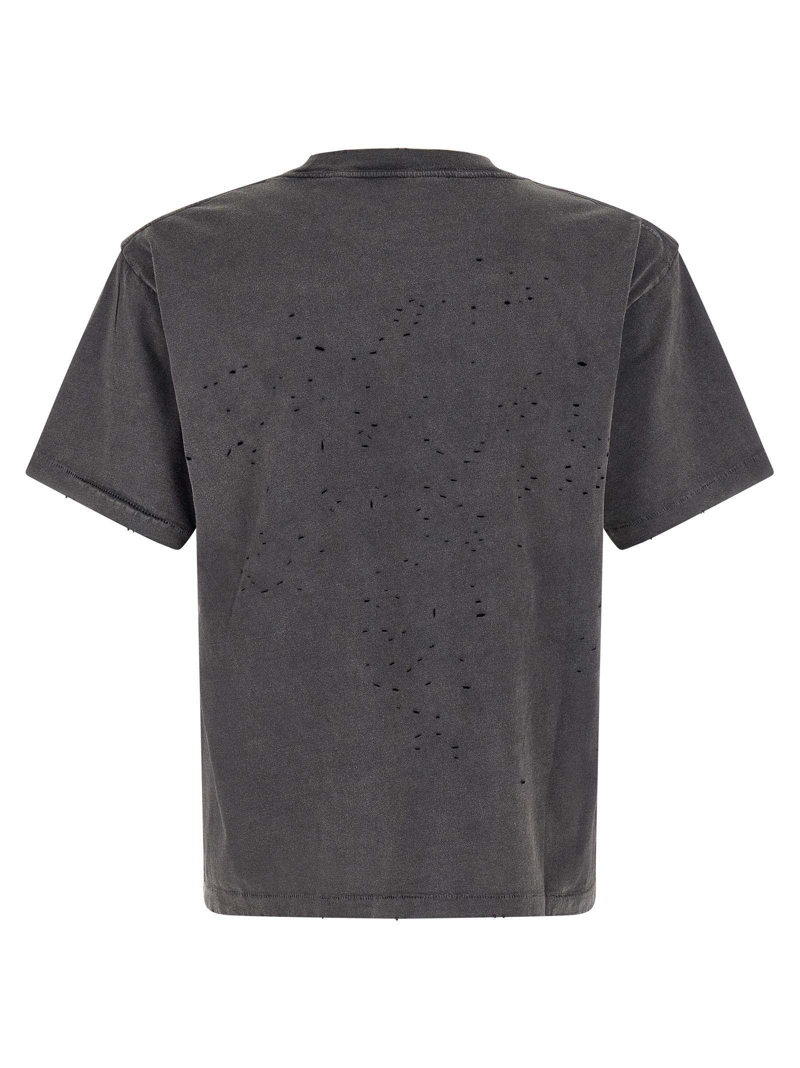 T-shirt with openwork details 1100600A0200A02 (SATISFY / Tシャツ・カットソー ) | SATISFY (サティスファイ)(1)