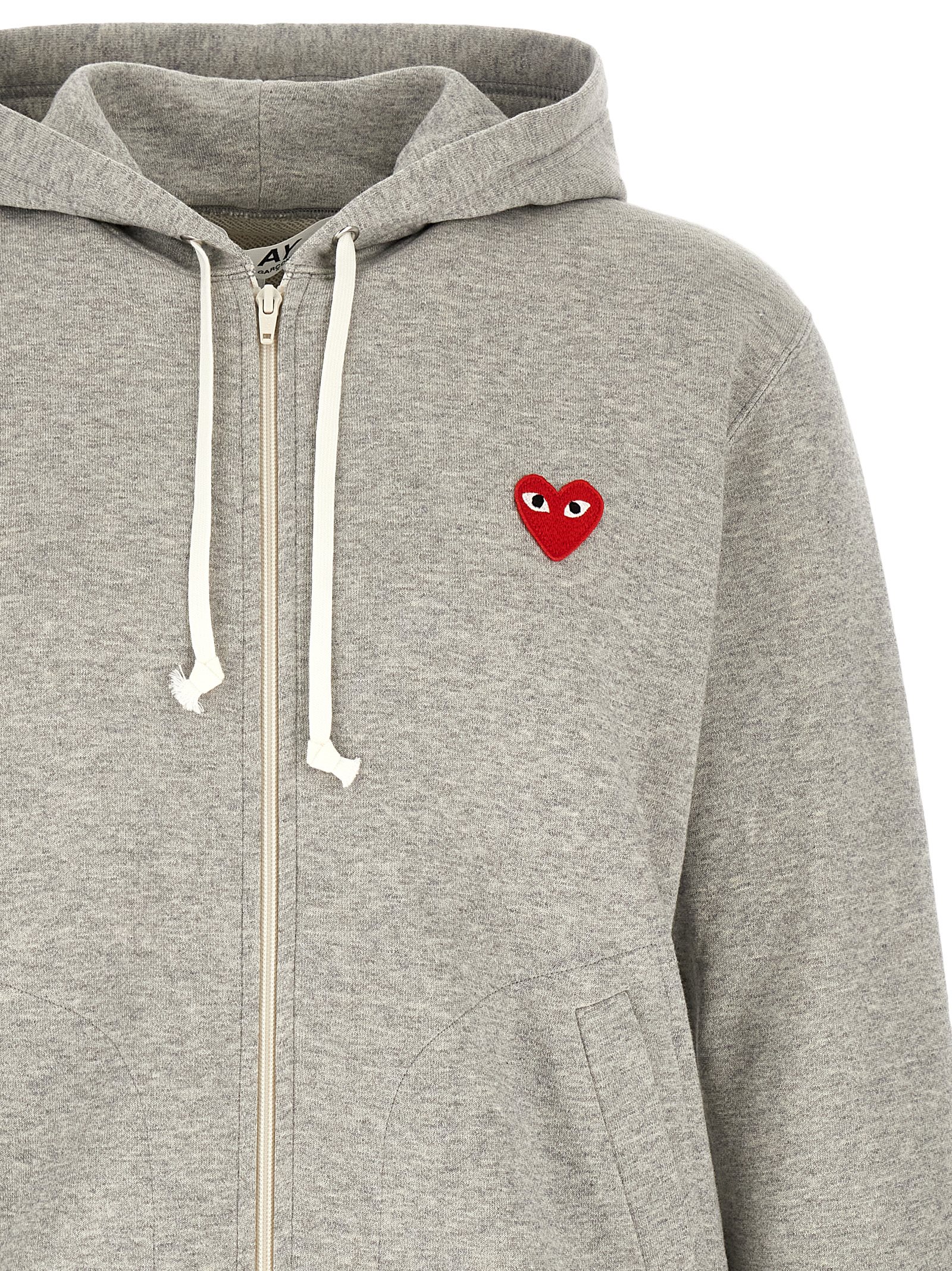 Hoodie with heart patch AXT1680511 (PLAY Comme Des Garçons / スウェット・フーディー ) | PLAY Comme Des Garçons (プレイ コムデギャルソン)(2)