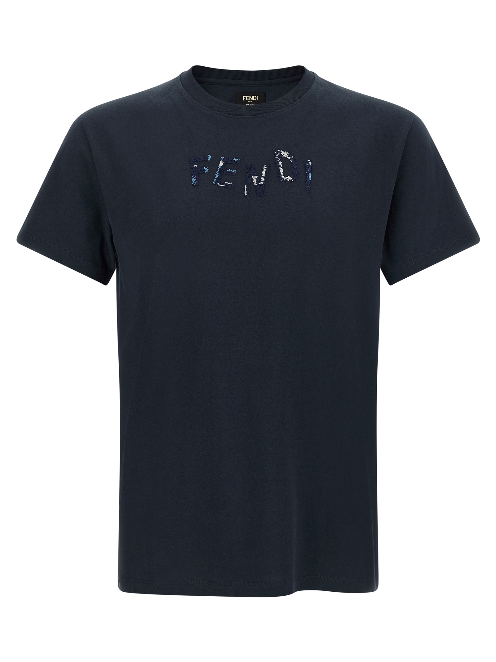 Logo embroidery t-shirt FY1319AUOBF0PTH (FENDI / Tシャツ・カットソー ) | FENDI (フェンディ)