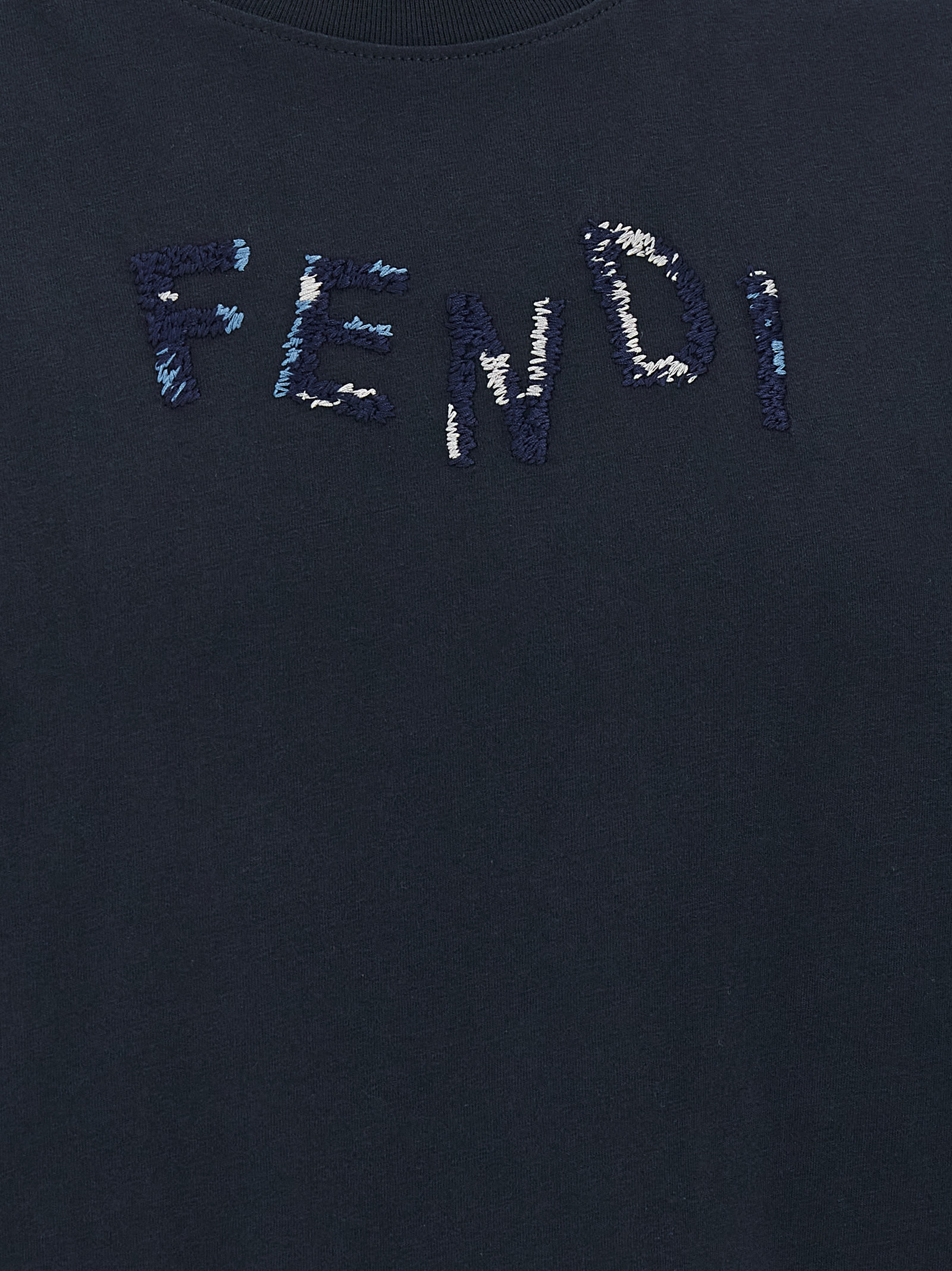 Logo embroidery t-shirt FY1319AUOBF0PTH (FENDI / Tシャツ・カットソー ) | FENDI (フェンディ)(3)