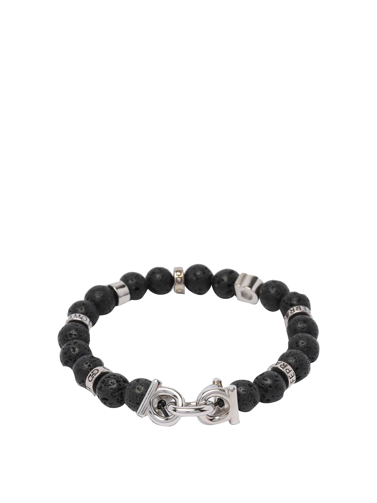 Black And Silver Beads Bracelet 717496770150 (FERRAGAMO / ブレスレット ) | FERRAGAMO (フェラガモ)(1)