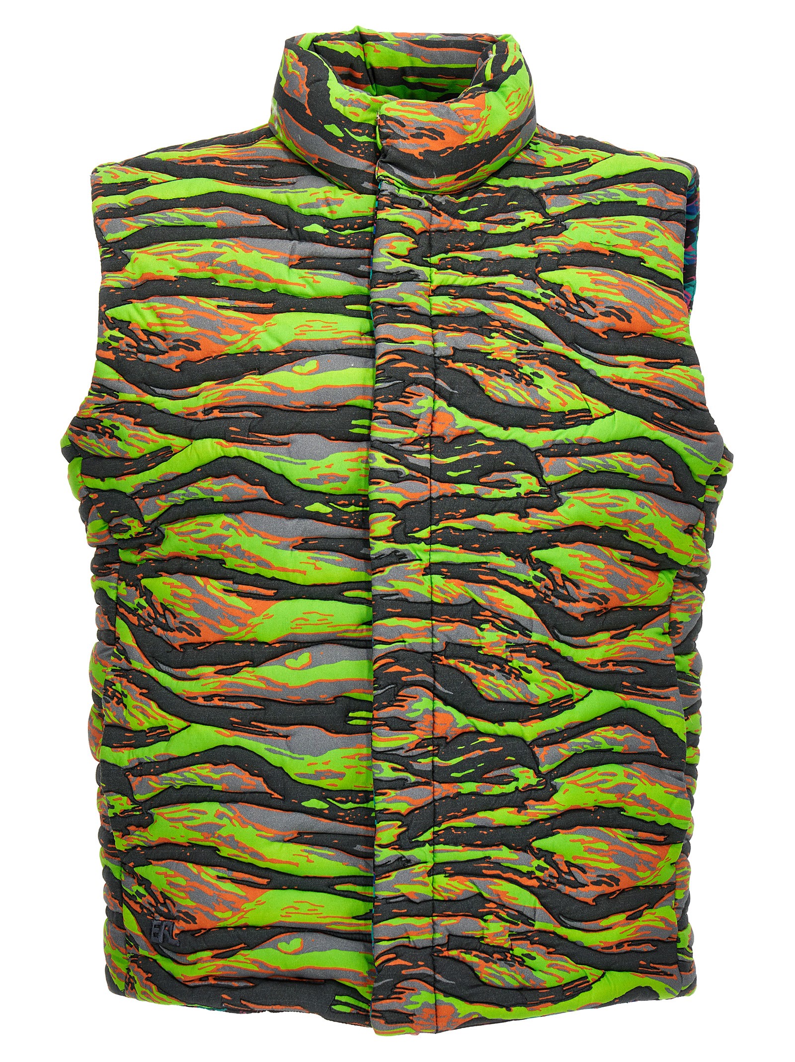 Camouflage vest ERL06J007GREENRAVECAMO (ERL / ベスト ) | ERL (イーアールエル)