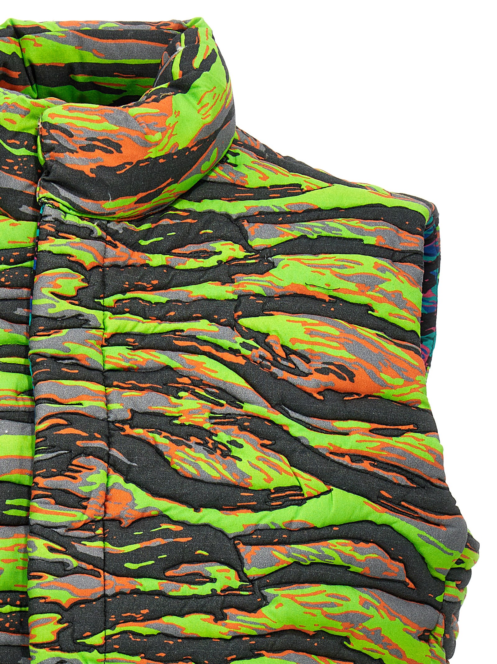 Camouflage vest ERL06J007GREENRAVECAMO (ERL / ベスト ) | ERL (イーアールエル)(2)