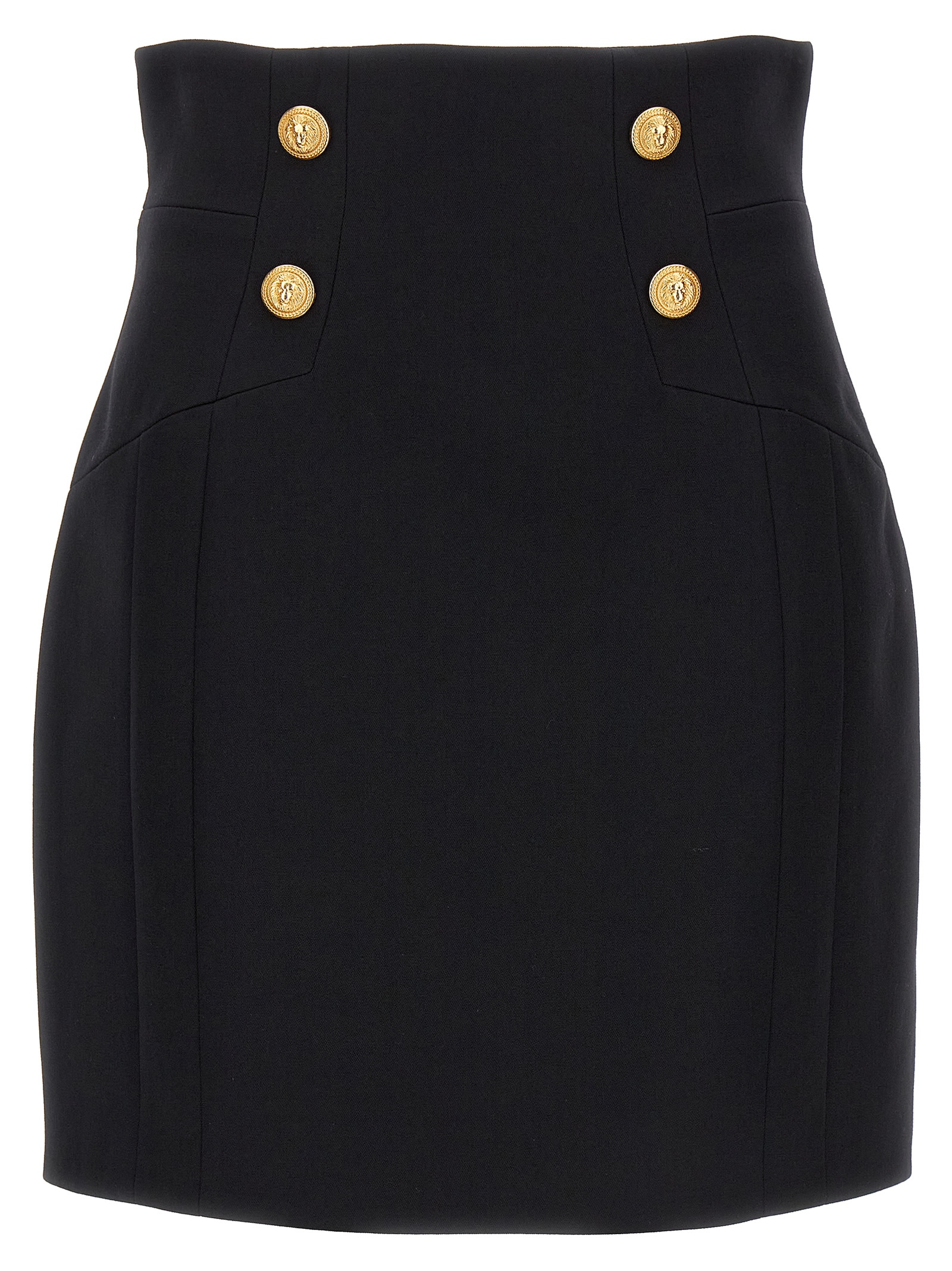Logo button skirt BF1LB810WC090PA (Balmain / スカート ) | Balmain (バルマン)