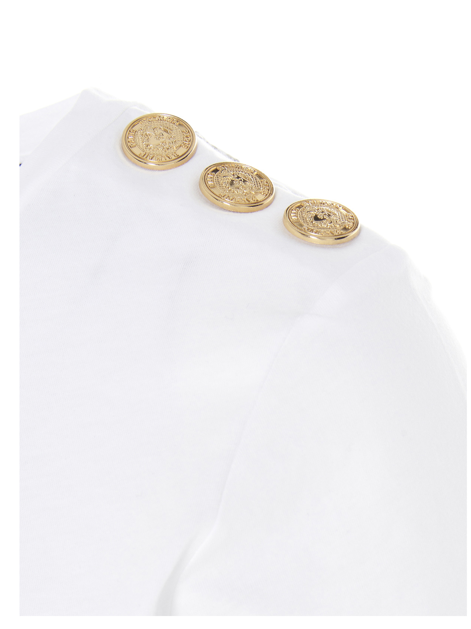 Logo print T-shirt BF1EF005BB02GAB (Balmain / Tシャツ・カットソー ) | Balmain (バルマン)(4)